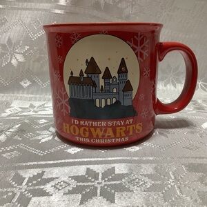Harry Potter Mug I’d Rather Stay At Hogwarts This Christmas Warner Bros